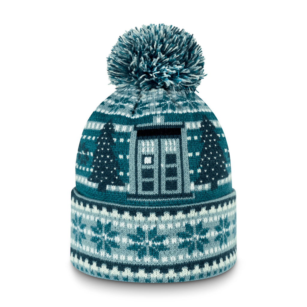 TARDIS Dr Who Hat for Winter - Perfect Gift for Doctor Who Fans