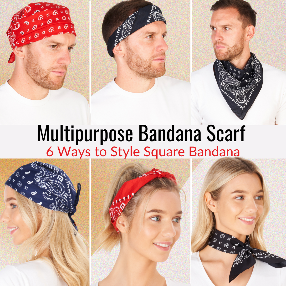 Lovarzi s Paisley Bandana 100 Cotton Unisex Fashion Accessory for Style and Comfort