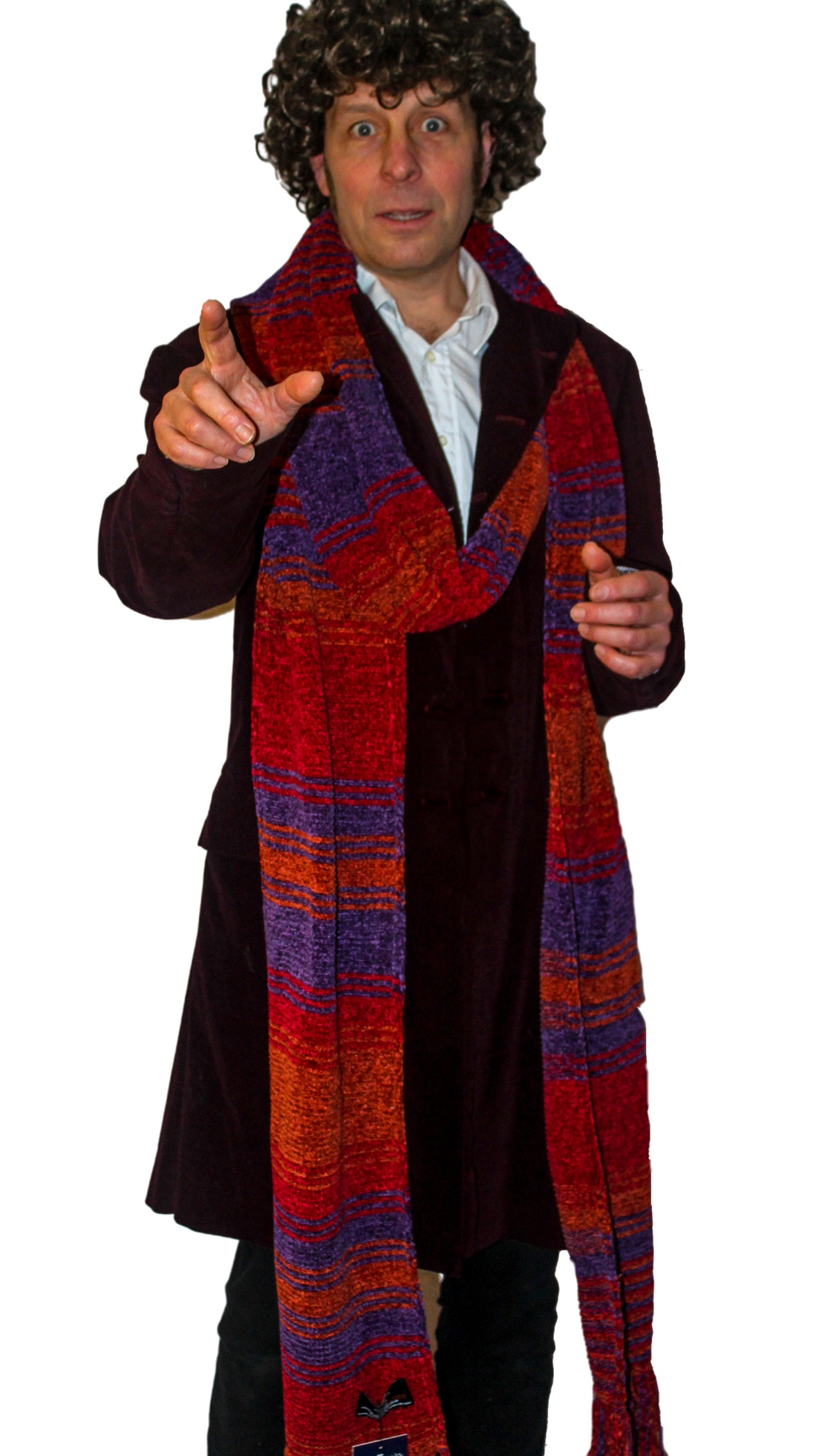 Doctor Who Scarf Season 18 - Fourth Doctor Burgundy Scarf