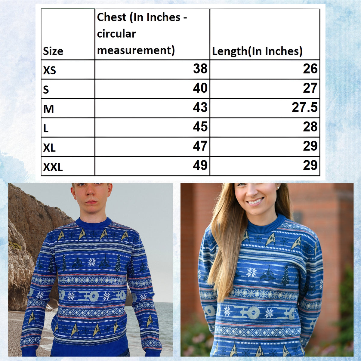 Star Trek Christmas Sweater by LOVARZI