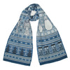 Weeping Angels and Snowmen Christmas Doctor Who Scarf 