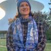 TARDIS, Weeping Angels and Snowmen Christmas Doctor Who Scarf