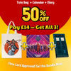 Doctor Who Gift Bundle – Save 50%! Tote Bag, Wall Calendar & Slim Diary – Just £14!
