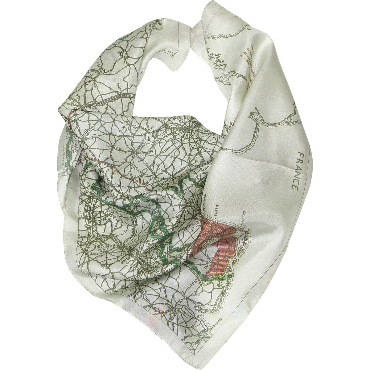 IWM Silk Escape Map Scarf