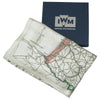 France Escape Map Scarf WWII 