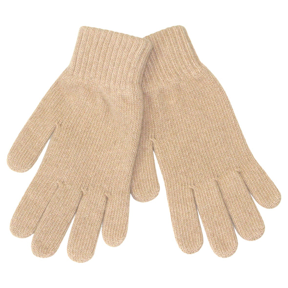 Women Cashmere Gloves Brown