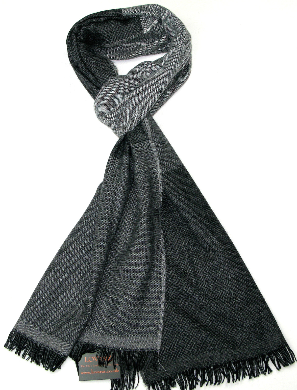 Striped Wool Mix Scarf
