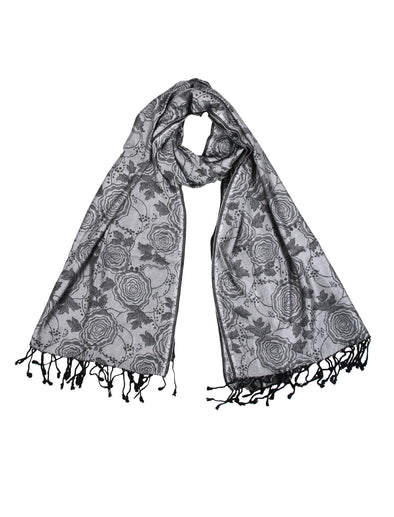 Rose Jacquard Scarf