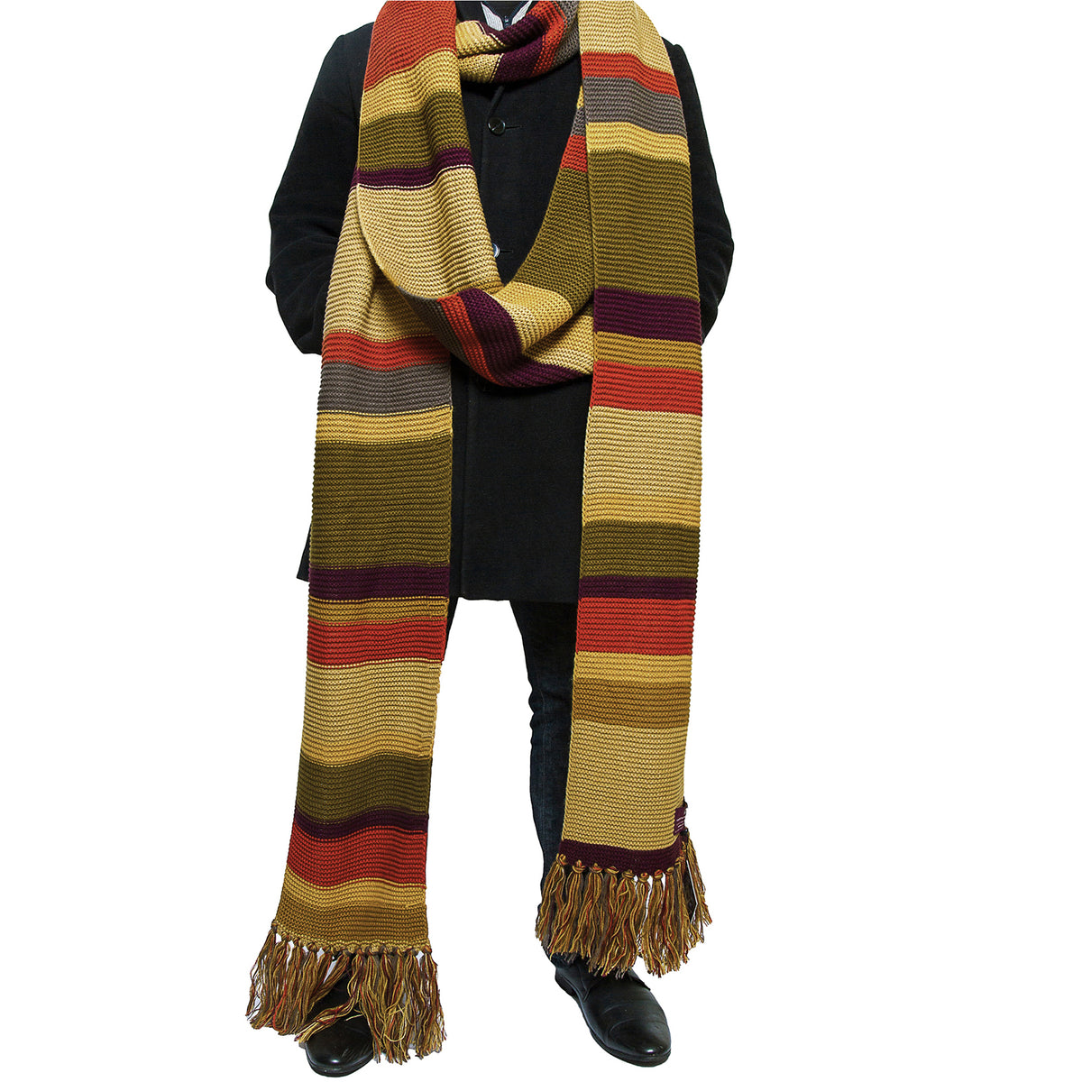 Tom Baker Scarf 4th Doctor Dr Who Official Scarfs Scarves Buy Sale