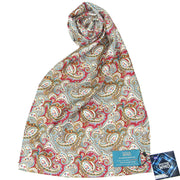 Seventh Doctor Silk Paisley Scarf - 7th Doctor (Sylvester McCoy)