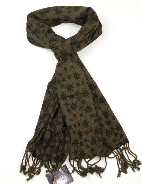 Long Star Design Scarf