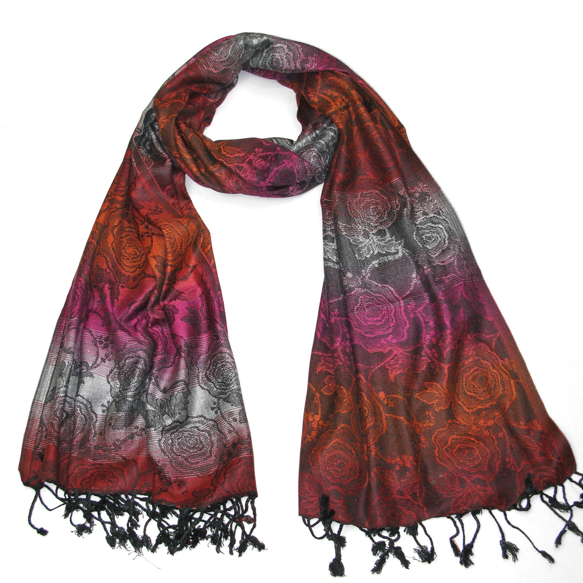 Rose Design Scarf