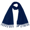 cashmere scarf navy blue