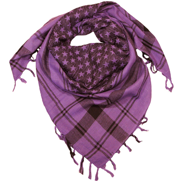 Cotton Star Square Scarf