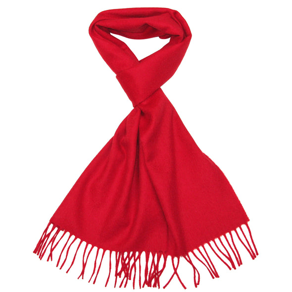 Cashmere Scarf Red for Women