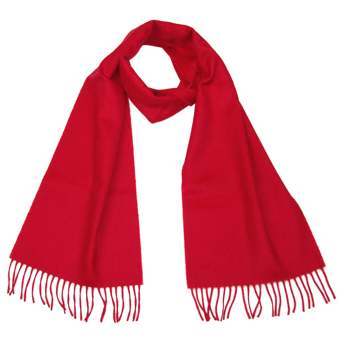 Women's Cashmere Scarf Red - Ladies