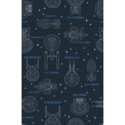 Ships Scarf Blue Star Trek memorabilia for dad